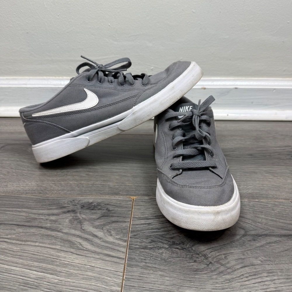 Nike GTS 16 TXT Sneaker Men 9.5 Cool Grey Low Top Canvas Casual Shoes 840300-001